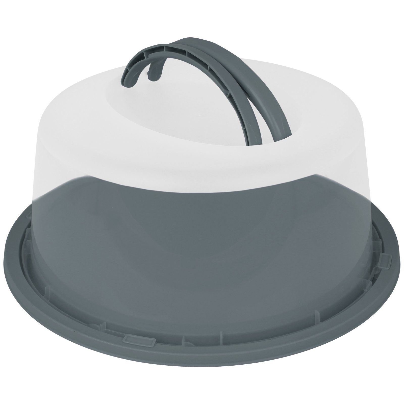 Koopman Kuchentransportbox Kuchenhaube 33x18cm Pastell Farbwahl Kuchenglocke Tortenbox, Tortenbutler Transport Container Tortenbehälter Kuchen Torten