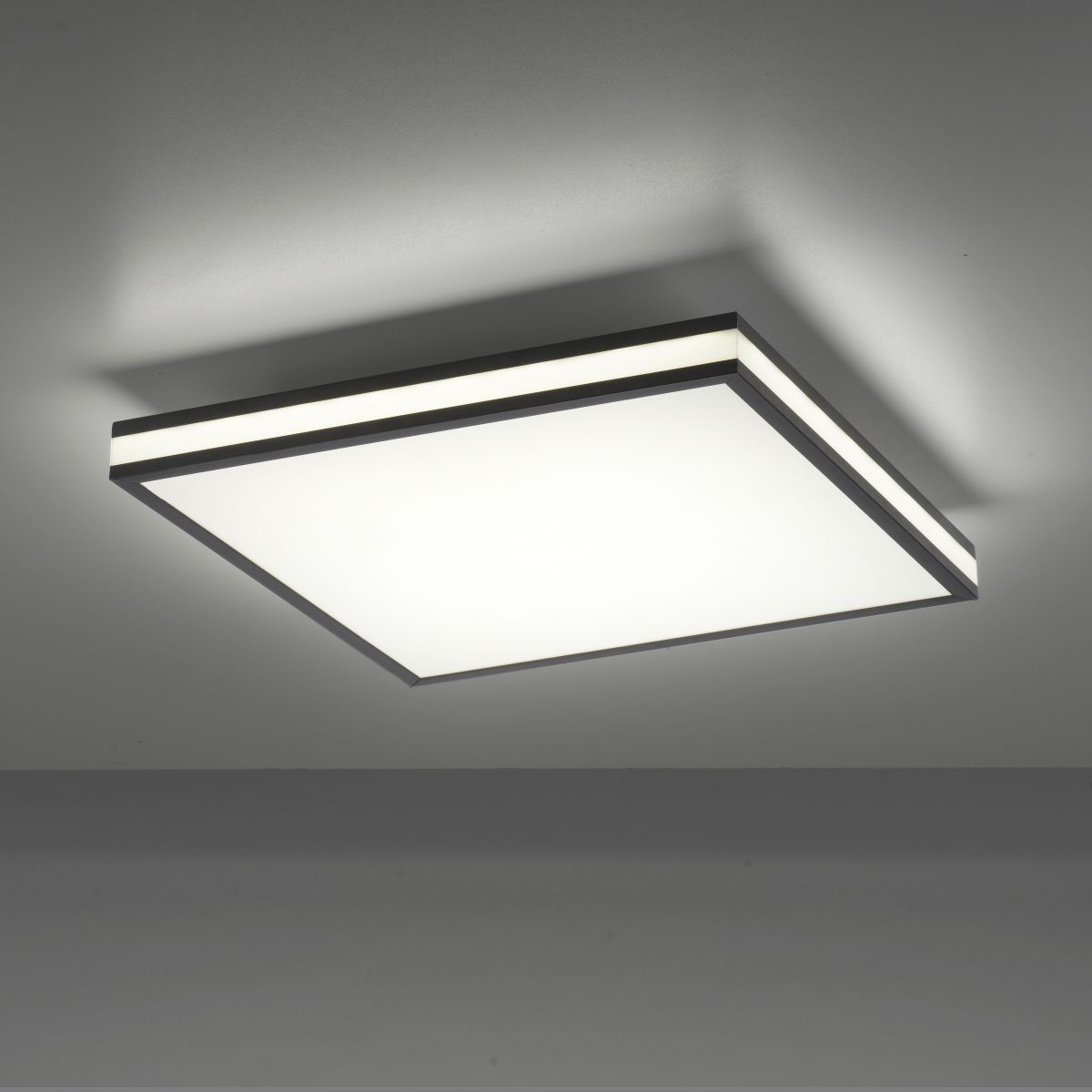 LED Deckenleuchte Mario Black 45 x 45 cm