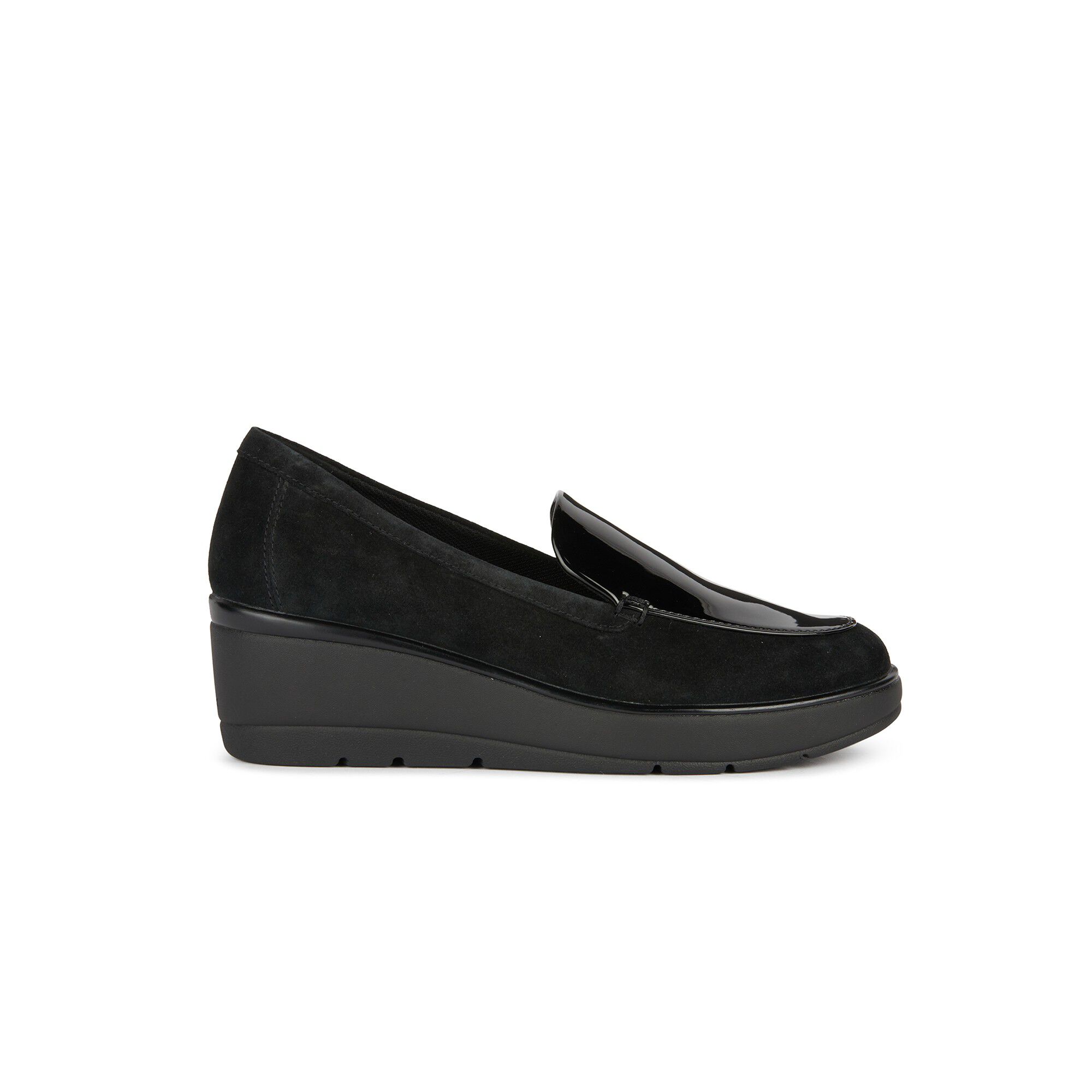 Mocassins compensés Ilde dessus cuir synthétique