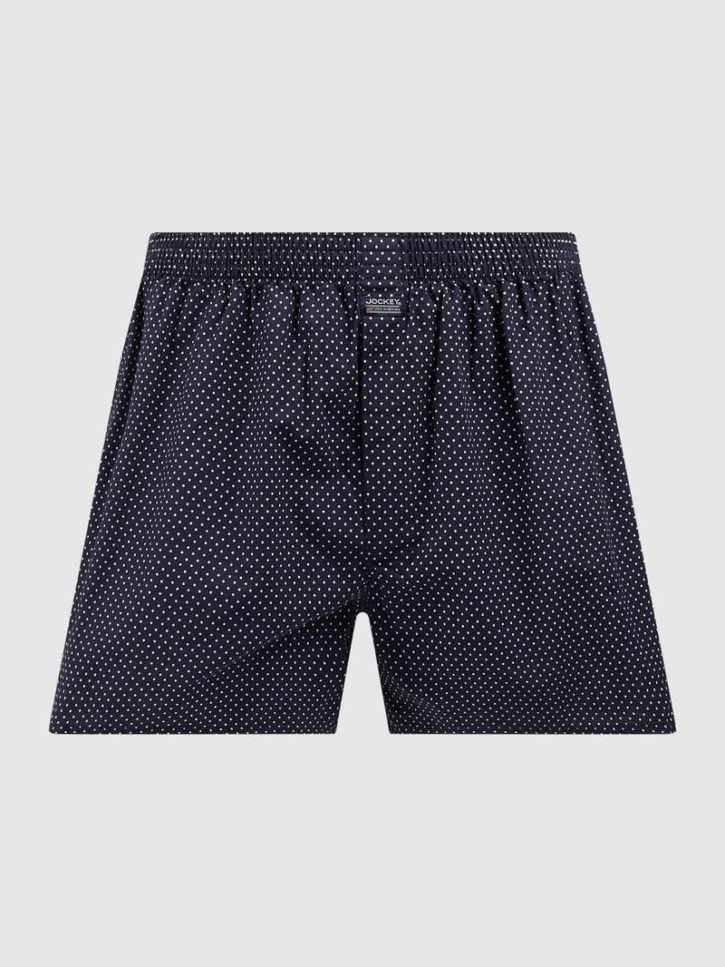Boxershorts aus Baumwolle in dunkelblau