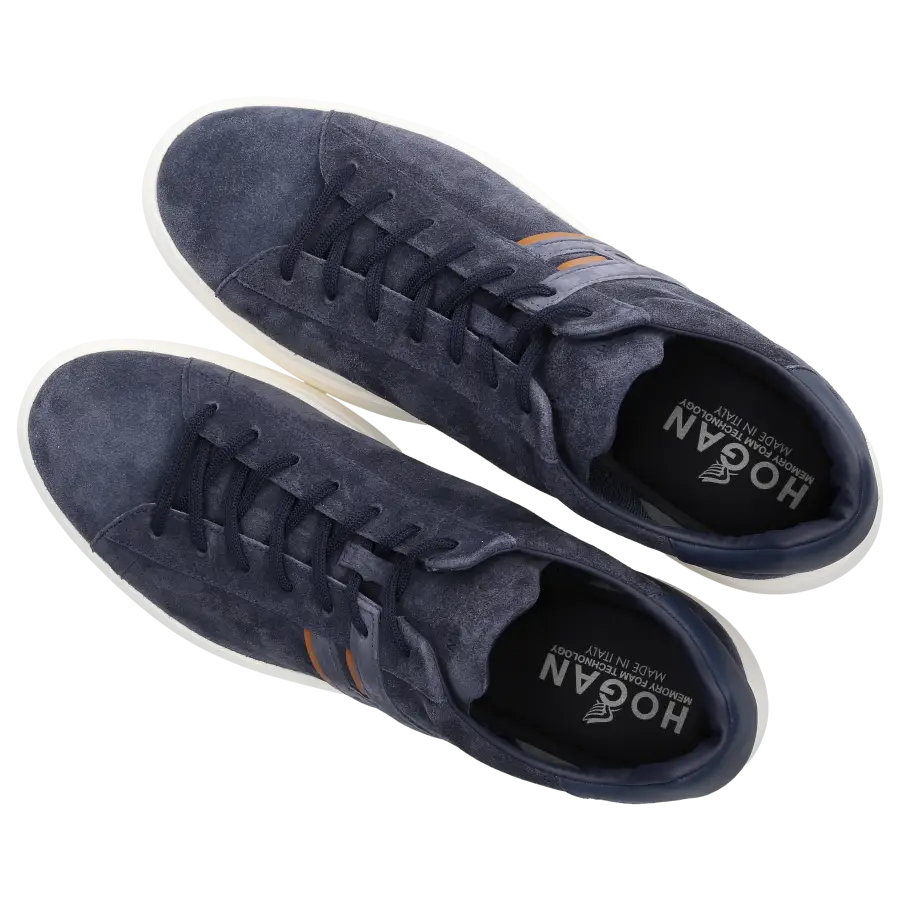 Hogan - Sneaker low H580 Veloursleder - blau