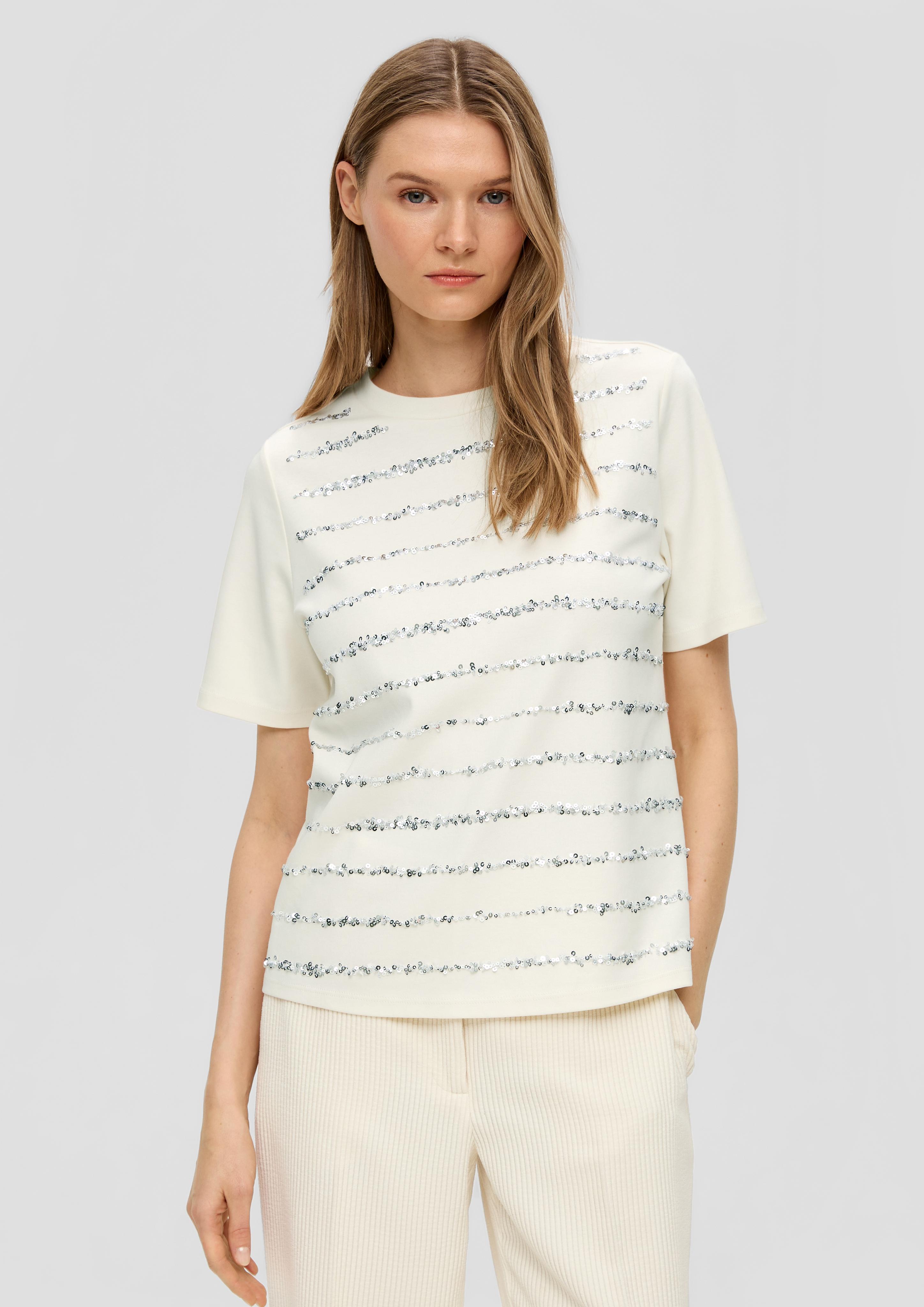 Baumwollshirt mit Pailletten  2138793-07D3