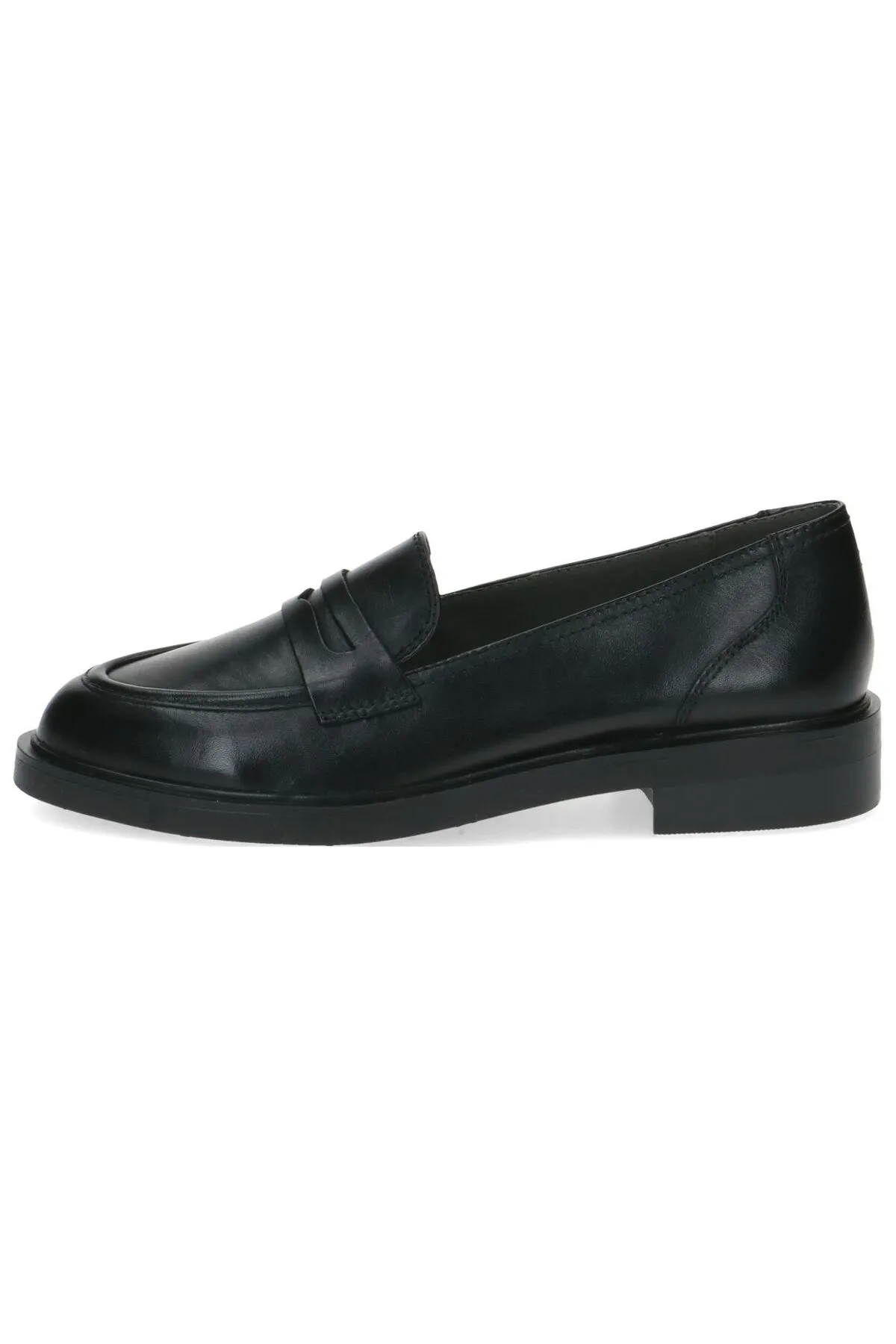 Caprice  Flacher Schuh - Schwarz - Blockabsatz