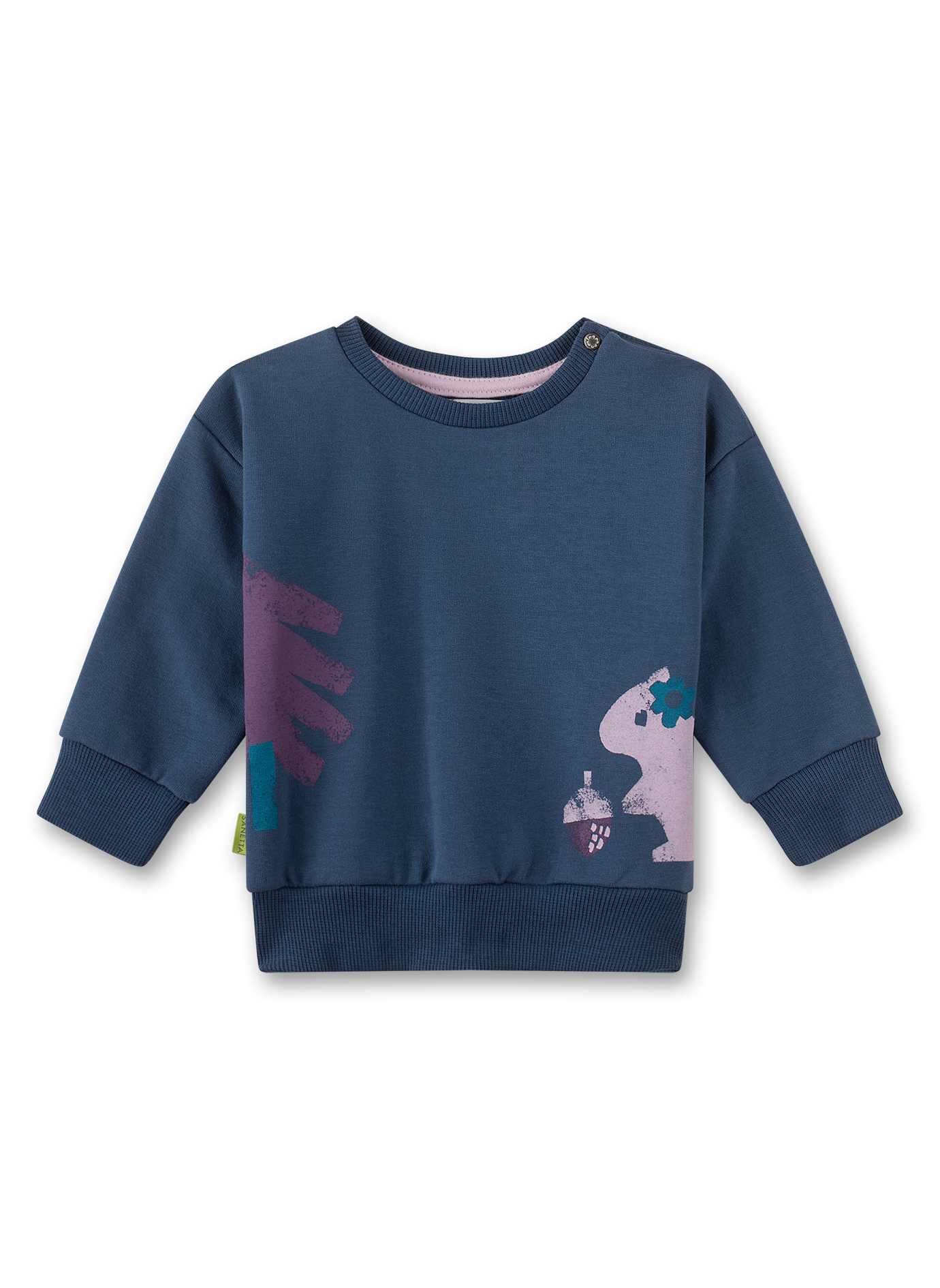 Mädchen-Sweatshirt Blau