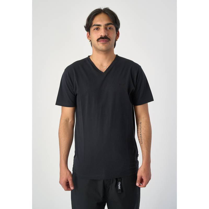 Cleptomanicx Ligull Regular V T-Shirt Herren