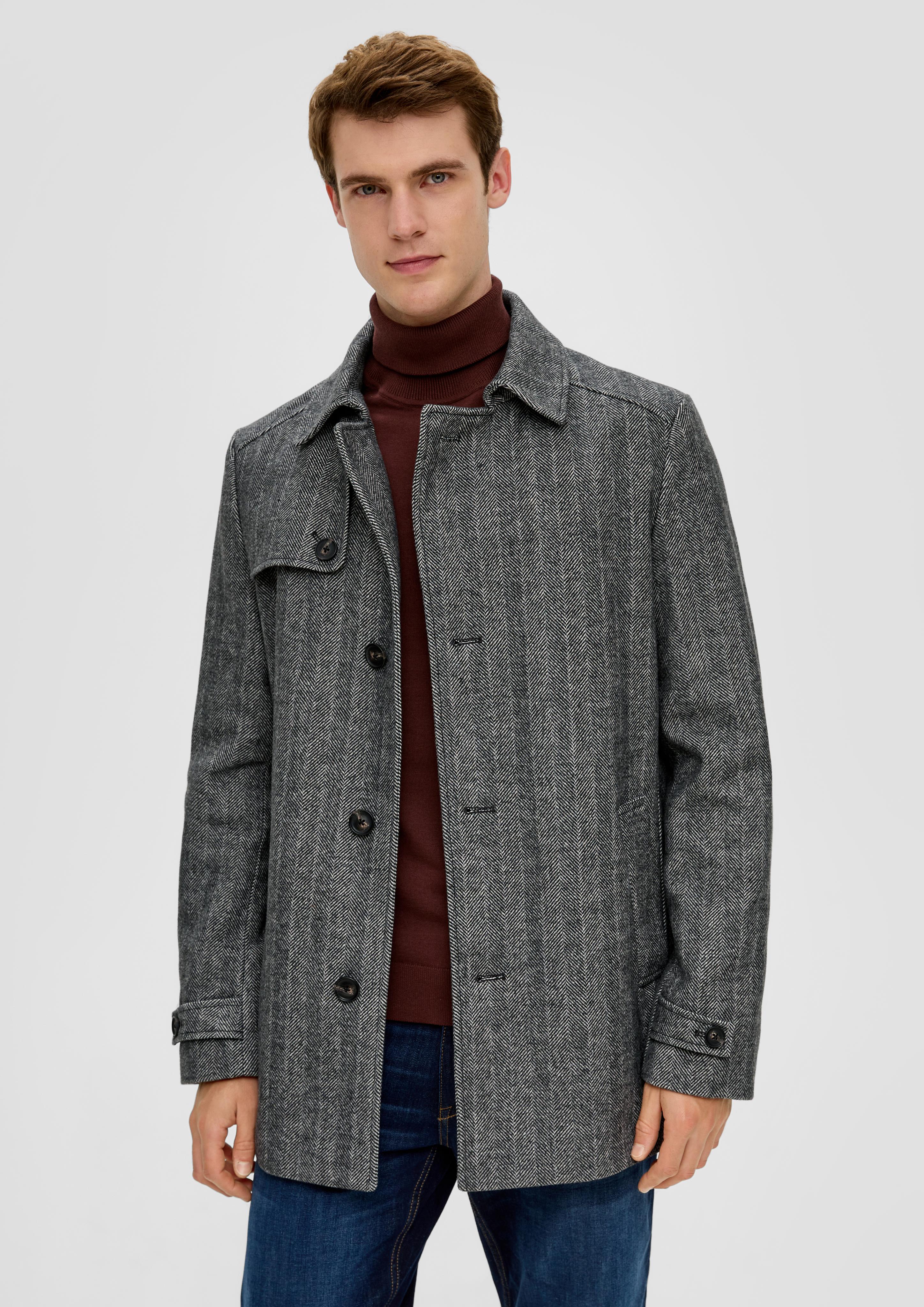 Gefütterter Mantel aus Wollmix  2133712-97Q1