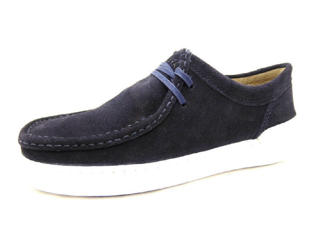 CLARKS Freizeit Schnürer blau
