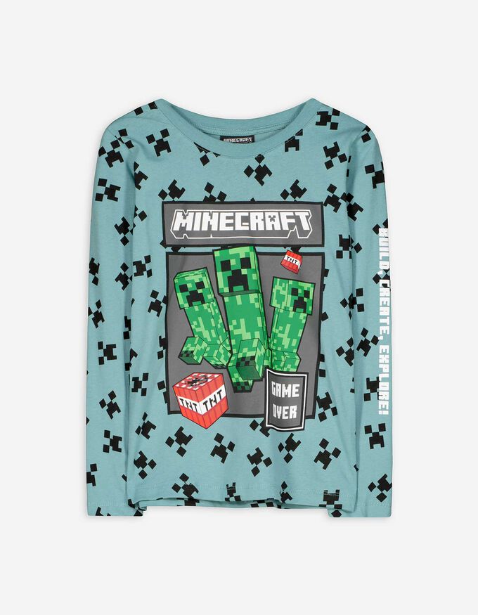 Langarmshirt - Minecraft