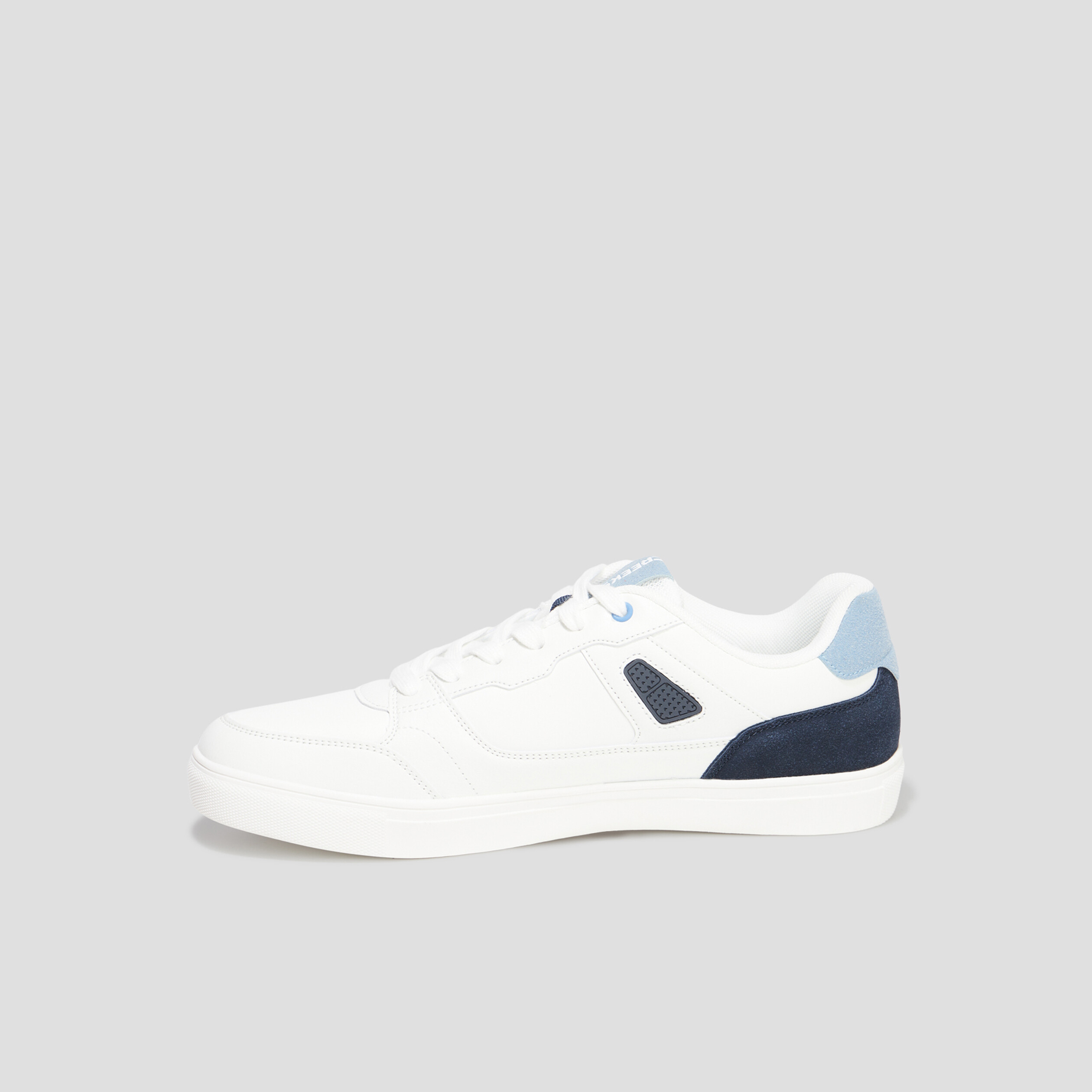 Tennis basses à lacets Creeks Tebo blanc homme | La Halle