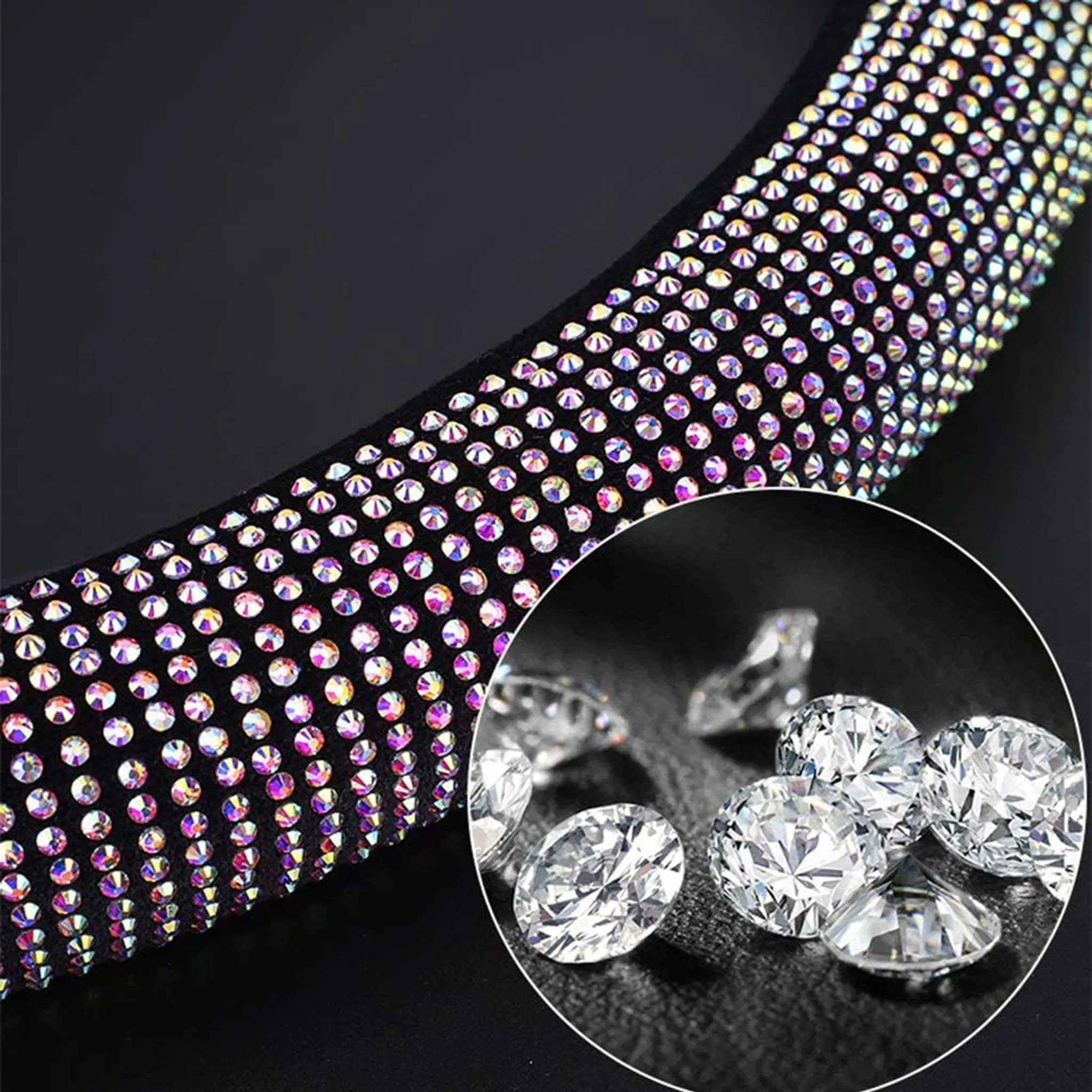 EBUY Lenkradbezug Lenkradabdeckung mit Kristall-Strass-Diamant, Universal, (1-tlg)