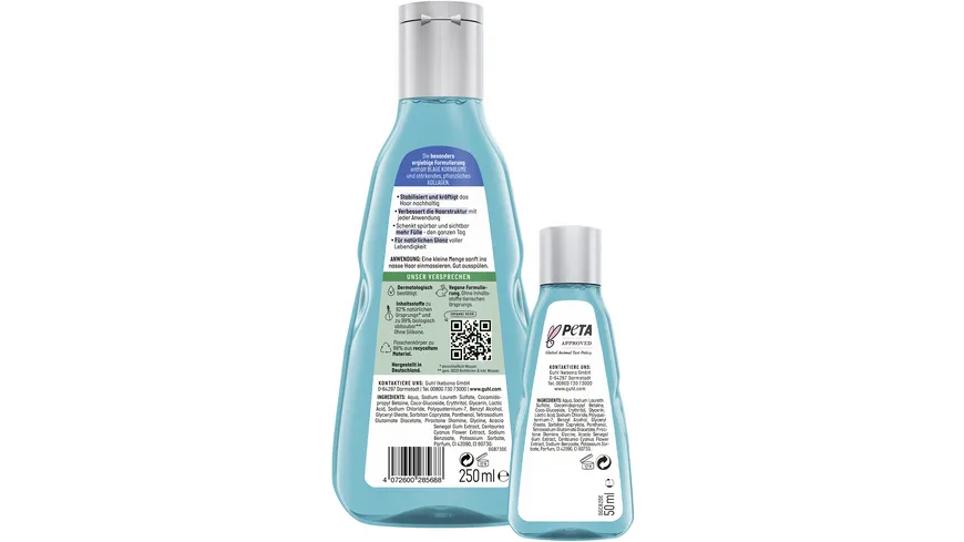 GUHL Langzeit Volumen Kräftigendes Shampoo + Mini 300 ml