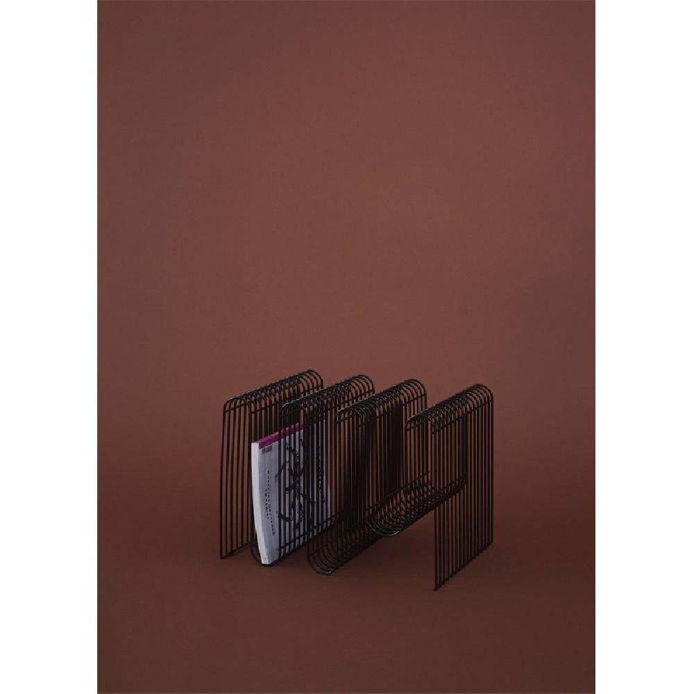 Aytm Zeitungsständer Zeitschriftenständer Curva Schwarz