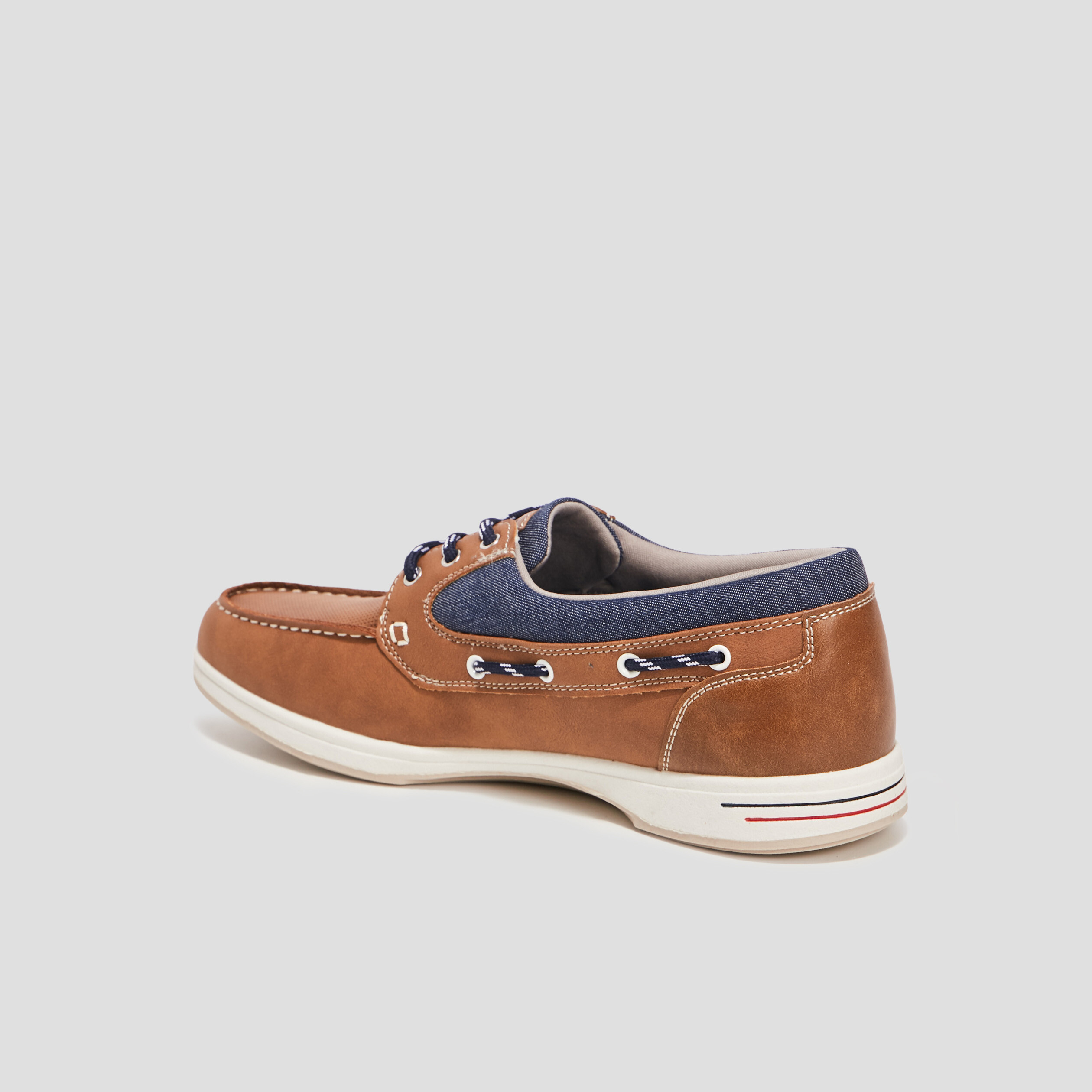 Chaussures bateau Trappeur marron homme | La Halle
