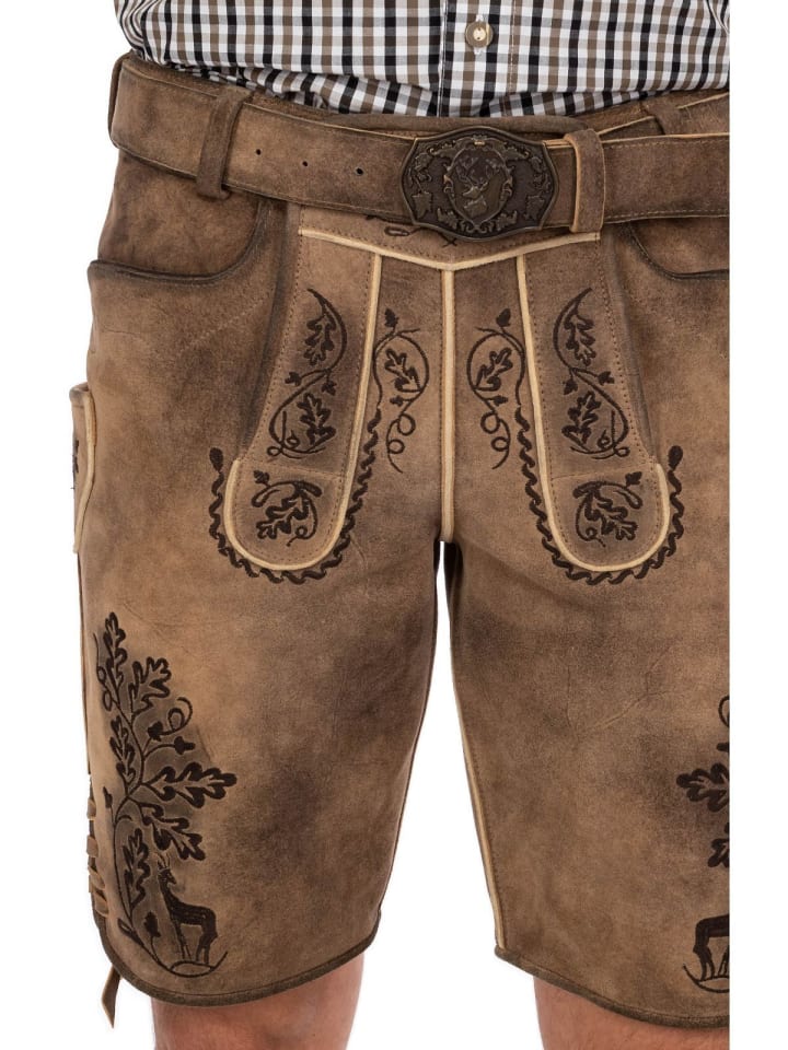 MADDOX Lederhose ALLNERSEE in hellbraun günstig kaufen