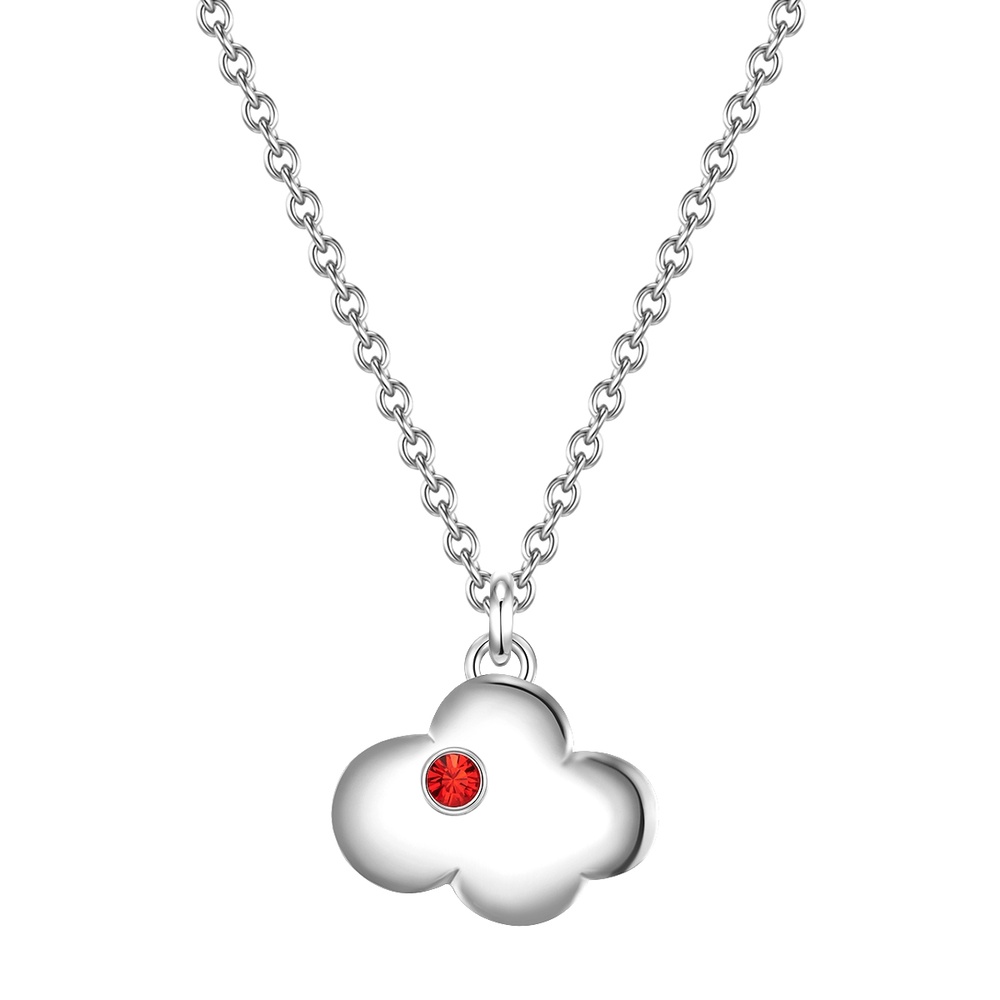 Glanzstücke München Collier en argent Nuage Argent sterling Oxyde de zirconium (CZ) en Argent collier