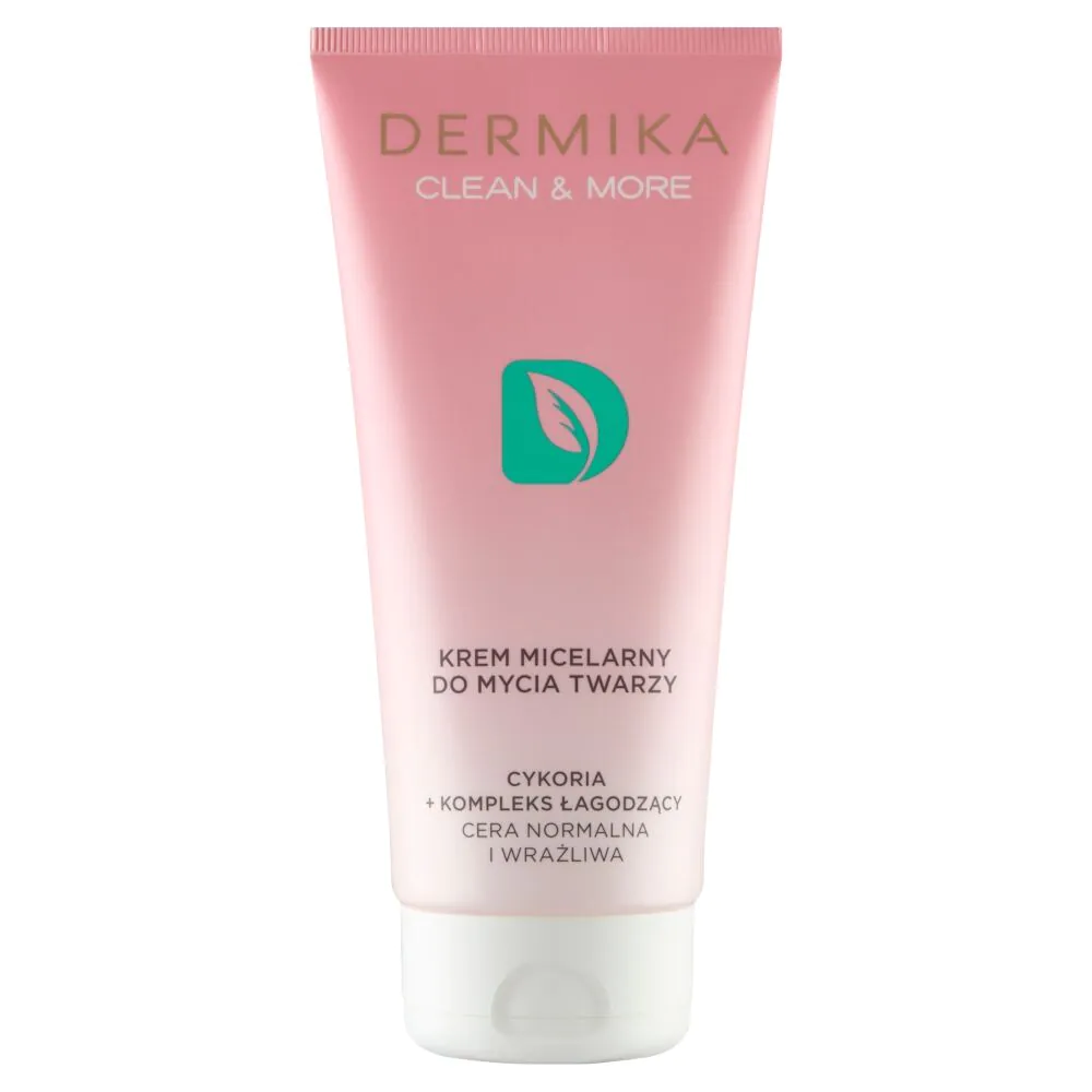 Dermika Clean & More micelinis veido valomasis kremas normaliai ir jautriai odai