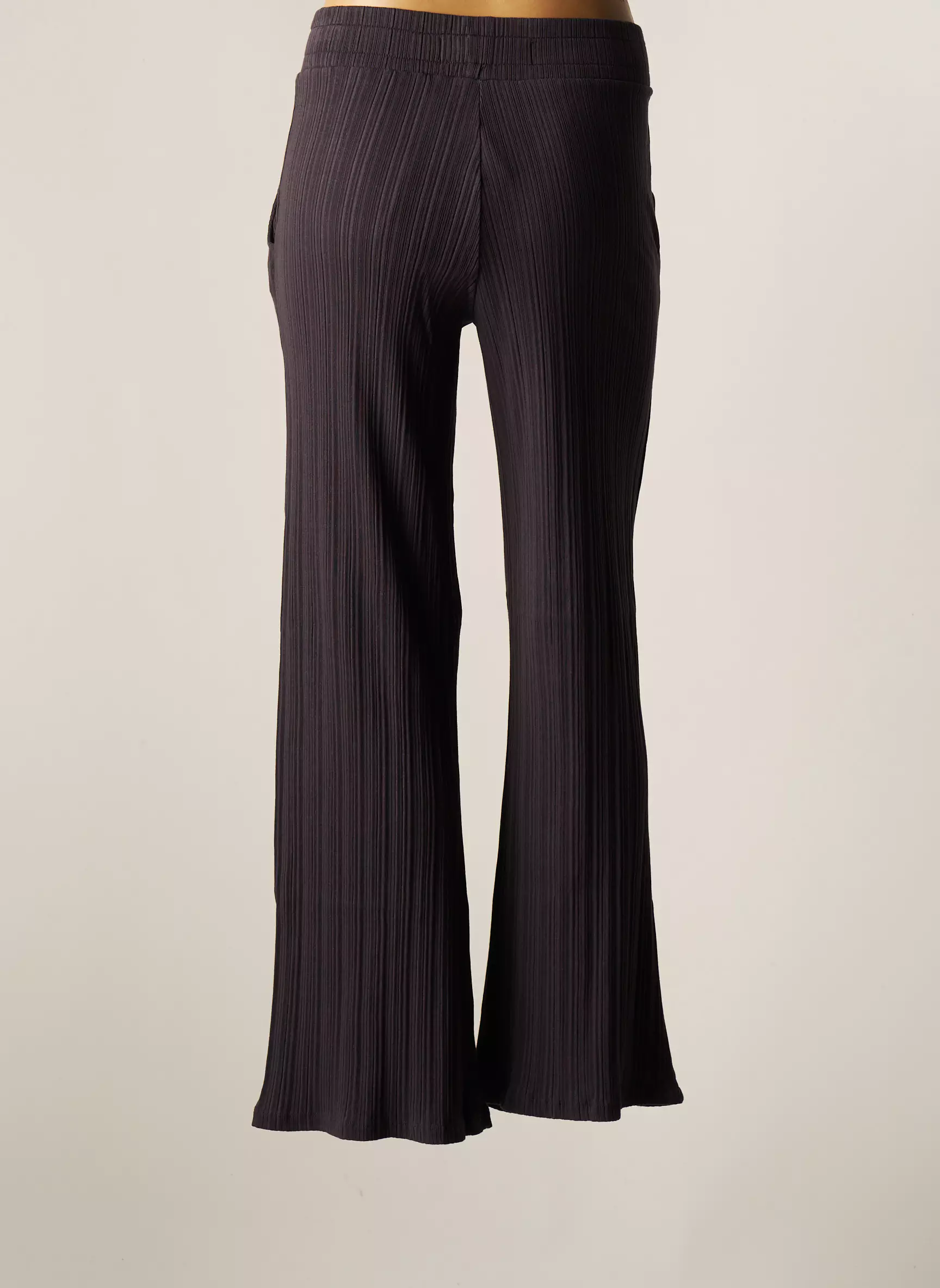 Pan Pantalons Flare Femme couleur gris