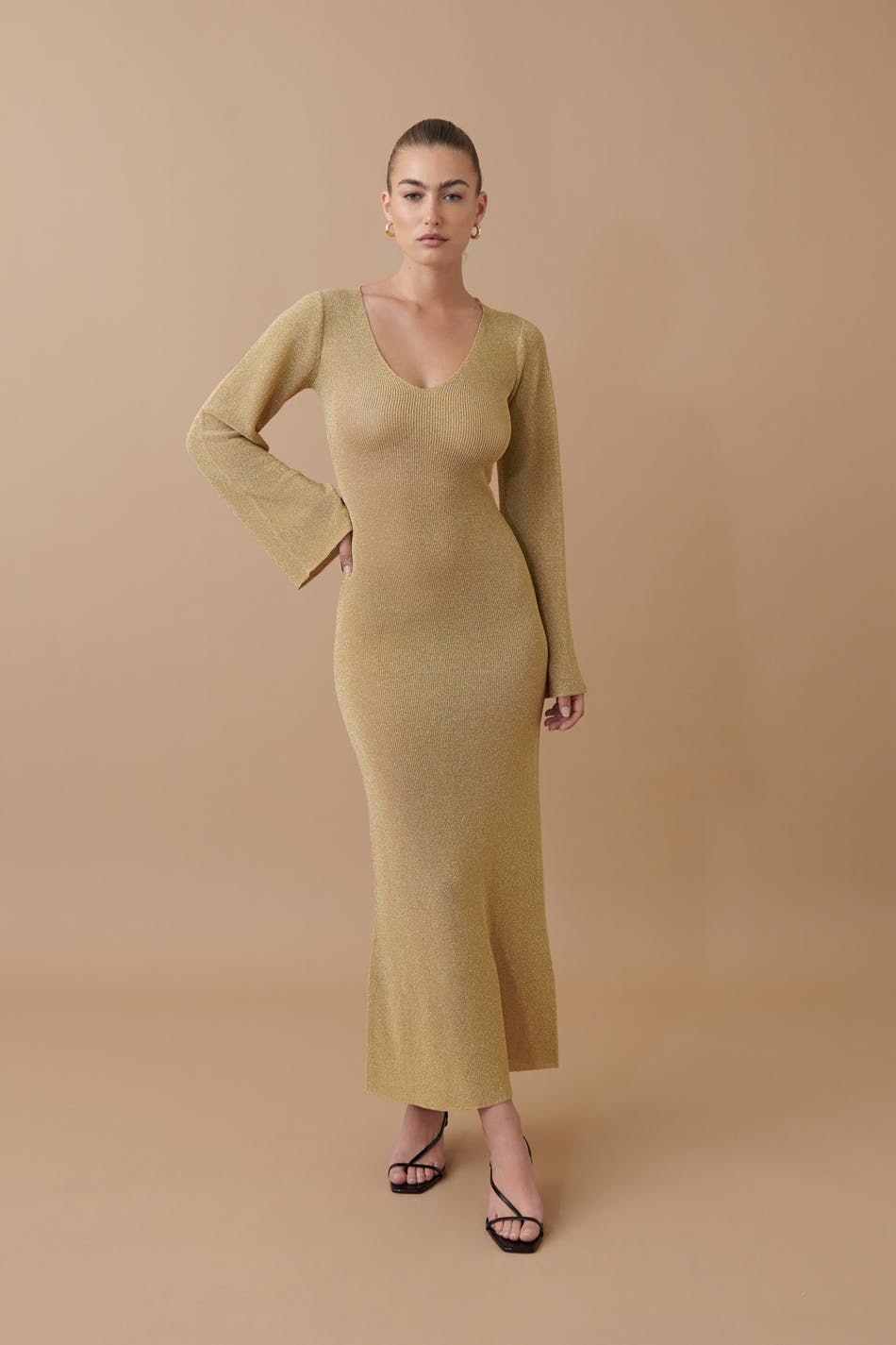 Knitted maxi dress