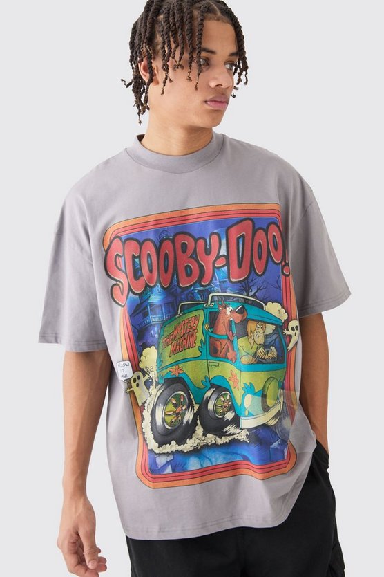 Oversize T-Shirt mit lizenziertem Scooby Doo Print
