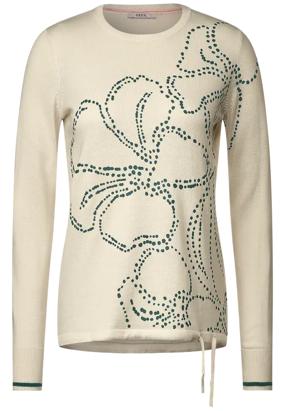 CECIL Strickpullover mit Partprint