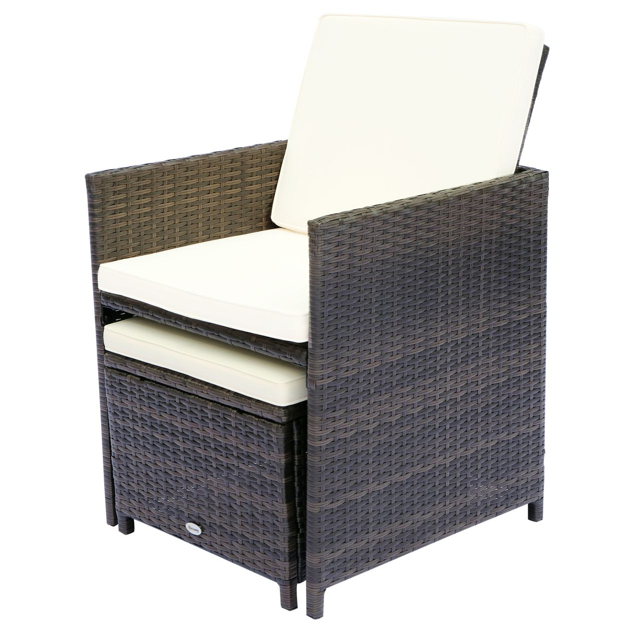 Outsunny Polyrattan Sitzgruppe