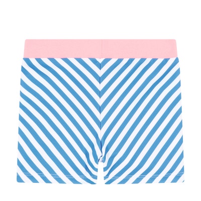 Badeshorts, mittelblau für Mädchen
