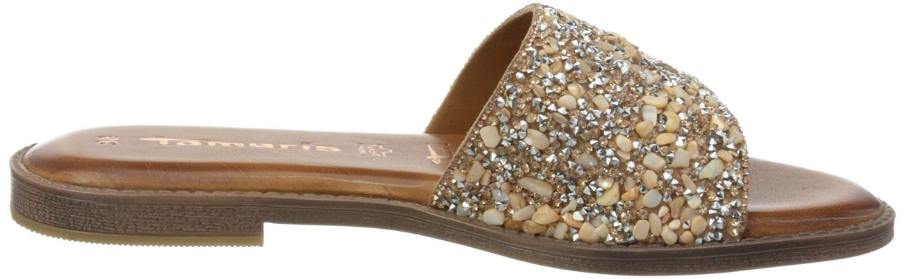 TAMARIS Sportliche Sandalen bunt Da.-Pantolette