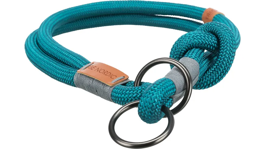 Trixie BE NORDIC Zug-Stopp-HB S-M petrol/hellgrau 40 cm/ø 8 mm Hundezubehör