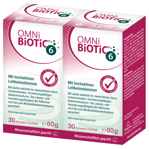 OMNI BiOTiC 6 Pulver Doppelpackung  2X60 g  Pulver