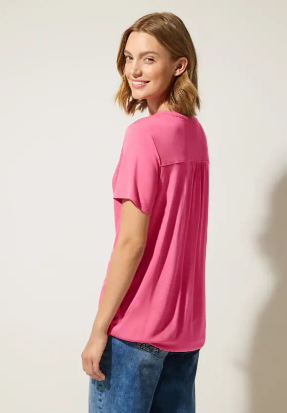 Street One Jersey Shirt mit Knopfleiste