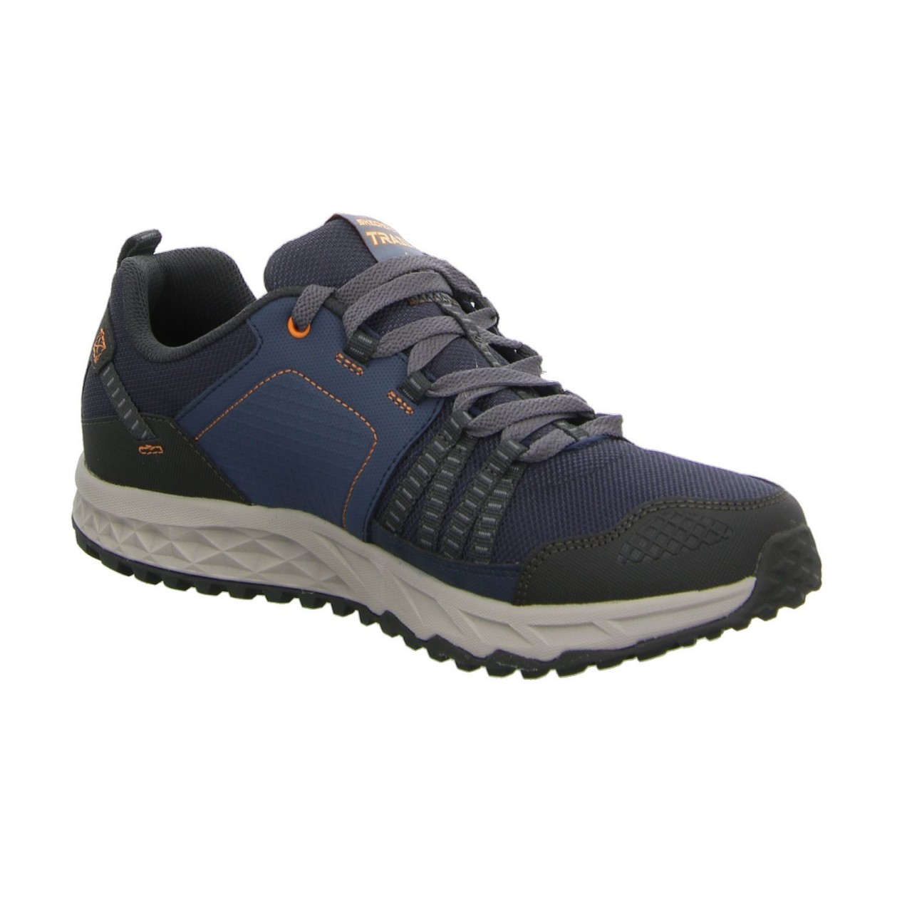 SKECHERS Freizeit Schnürer blau navy /komb Tex/komb