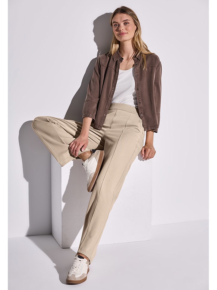Street One Hose in Beige günstig kaufen