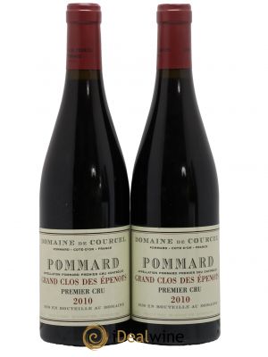 Pommard 1er Cru Grand Clos des Epenots de Courcel (Domaine)  2010 - Lot de 2 Bouteilles