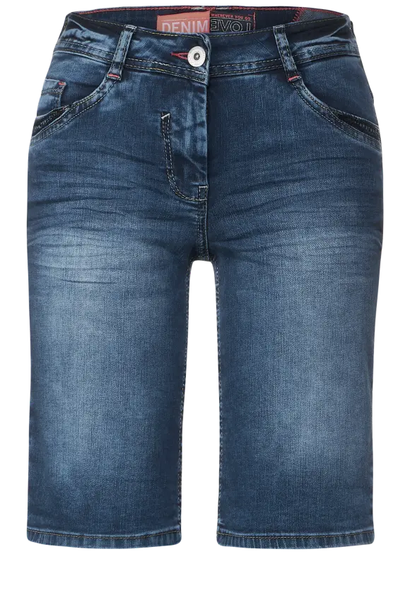 CECIL Loose Fit Jeansshorts