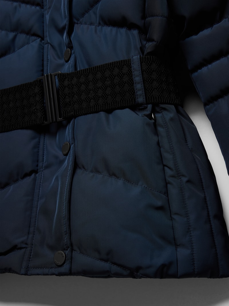 Steppjacke mit Knopfleiste Modell 'Lanca' in marineblau