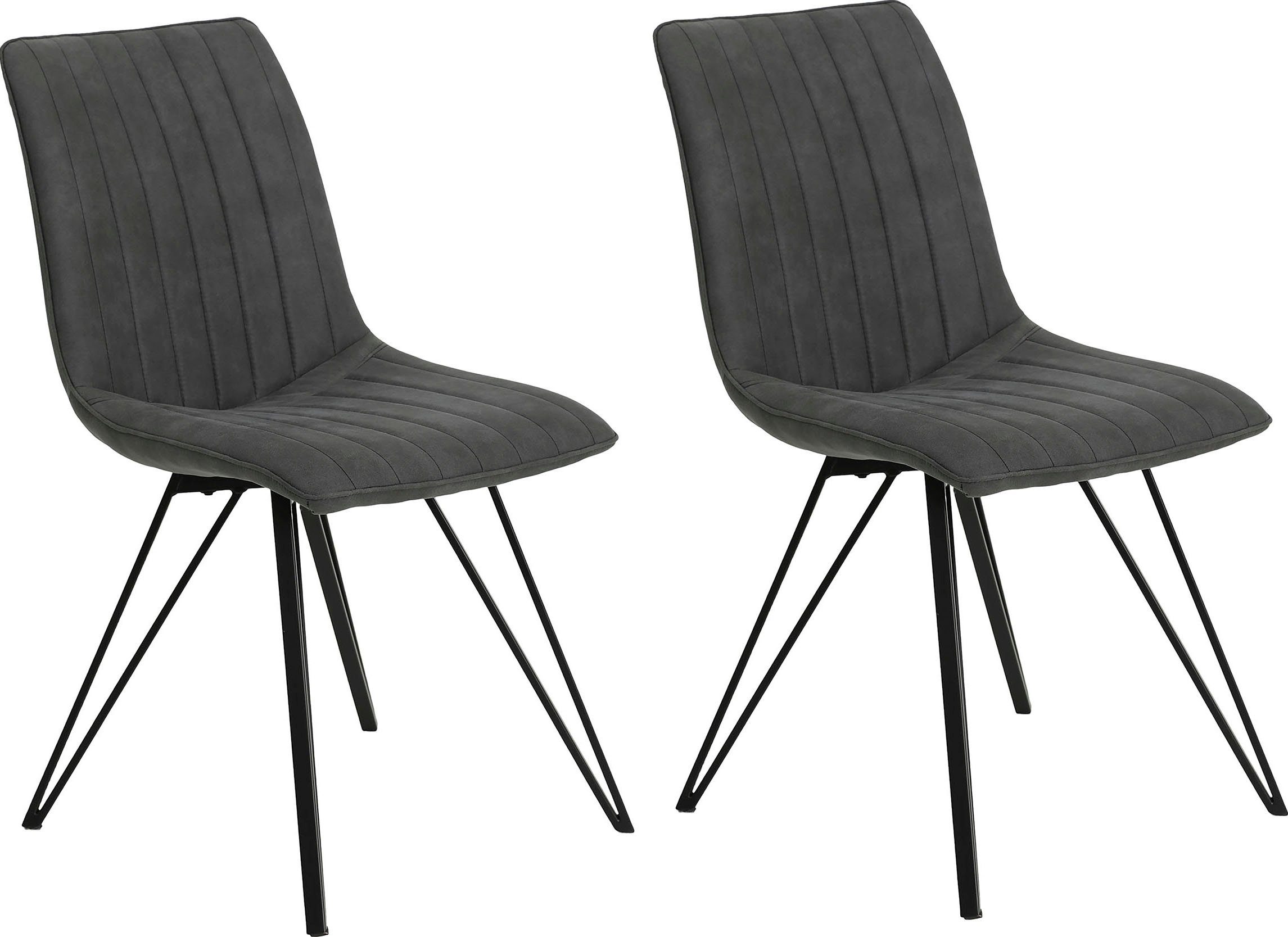 HELA 4-Fußstuhl (Set, 2 St), bequemer Schalensitz