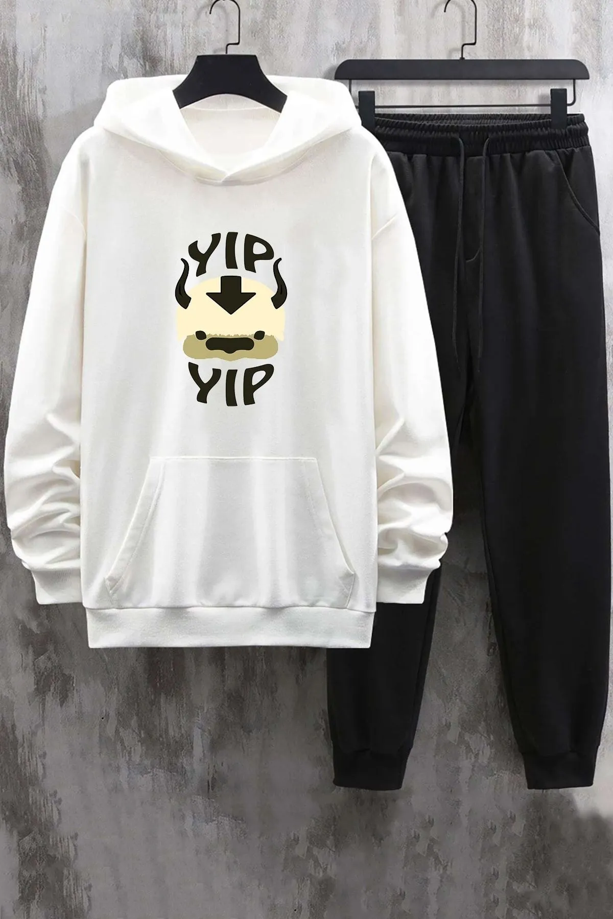 uyguntarz  Bedrucktes Unisex-Trainingsanzug-Set von Yipyip