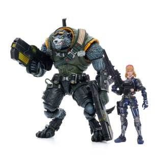 Infinity Actionfiguren: Ariadna Equipe Mirage-5 Sergent Duroc & Lieutenant Margot Berthier