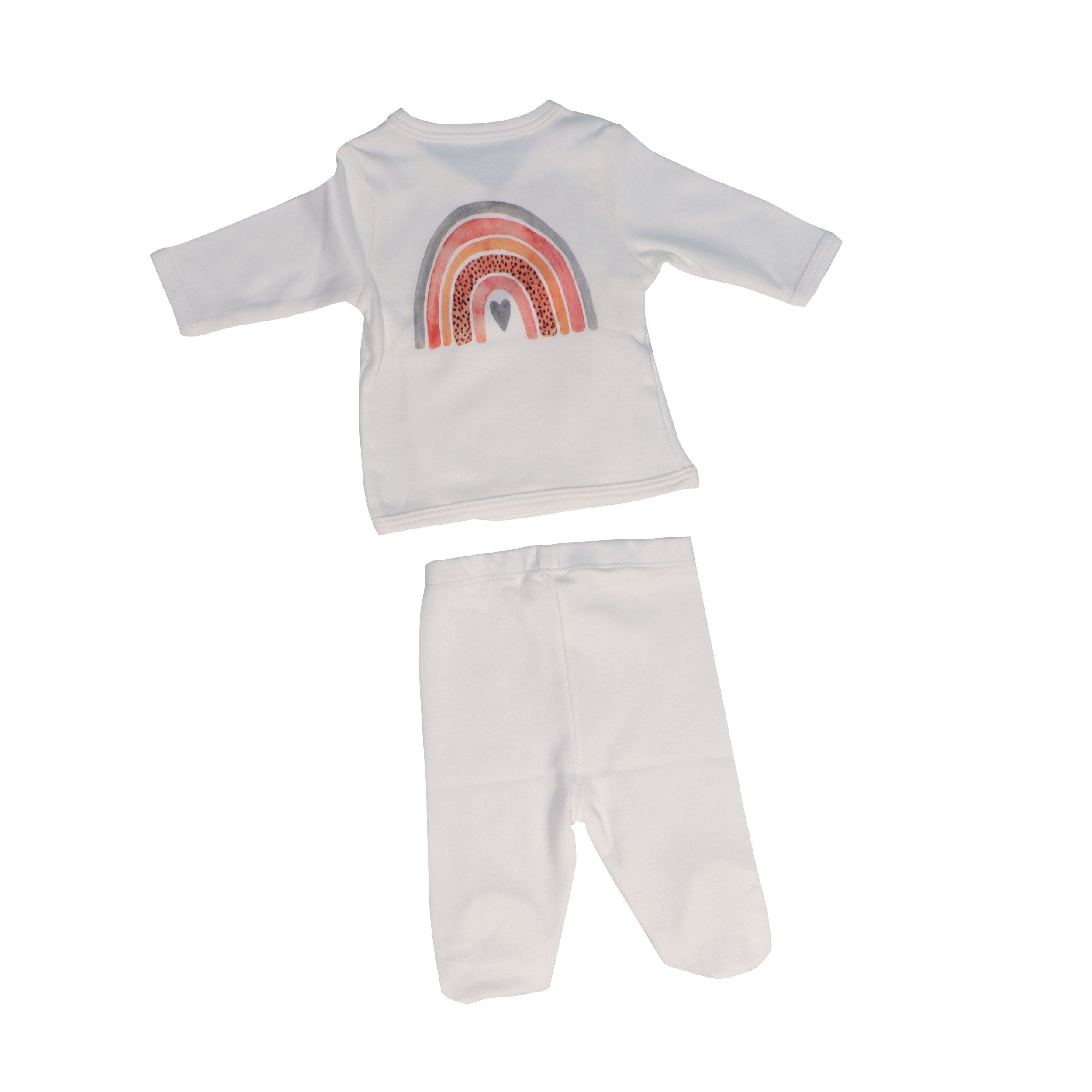 Babydecke Neugeborenen-Set Rikke 9-teilig, Gr. 62 im Regenbogen-Design, Puckdaddy GmbH