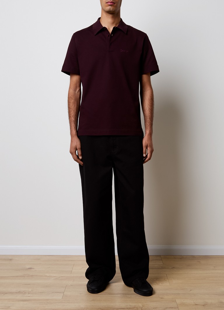 Koszulka polo Givenchy o klasycznym kroju z haftowanym logo.