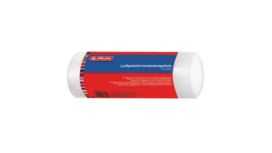herlitz Luftpolsterfolie Rolle 40cmX5m 2 m² transparent
