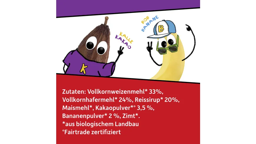 Freche Freunde Bio Bobs Schoko Chips Kakao & Banane 275 g