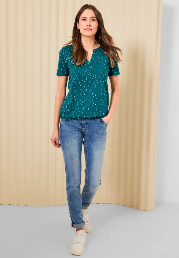 CECIL Tunikashirt mit Minimalprint