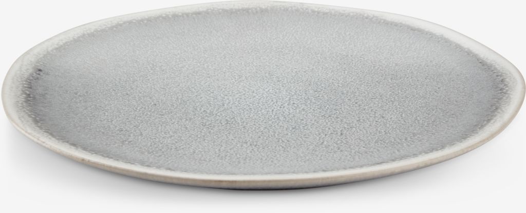 Prato ELIAS ELIAS Ø18cm em grés cinza