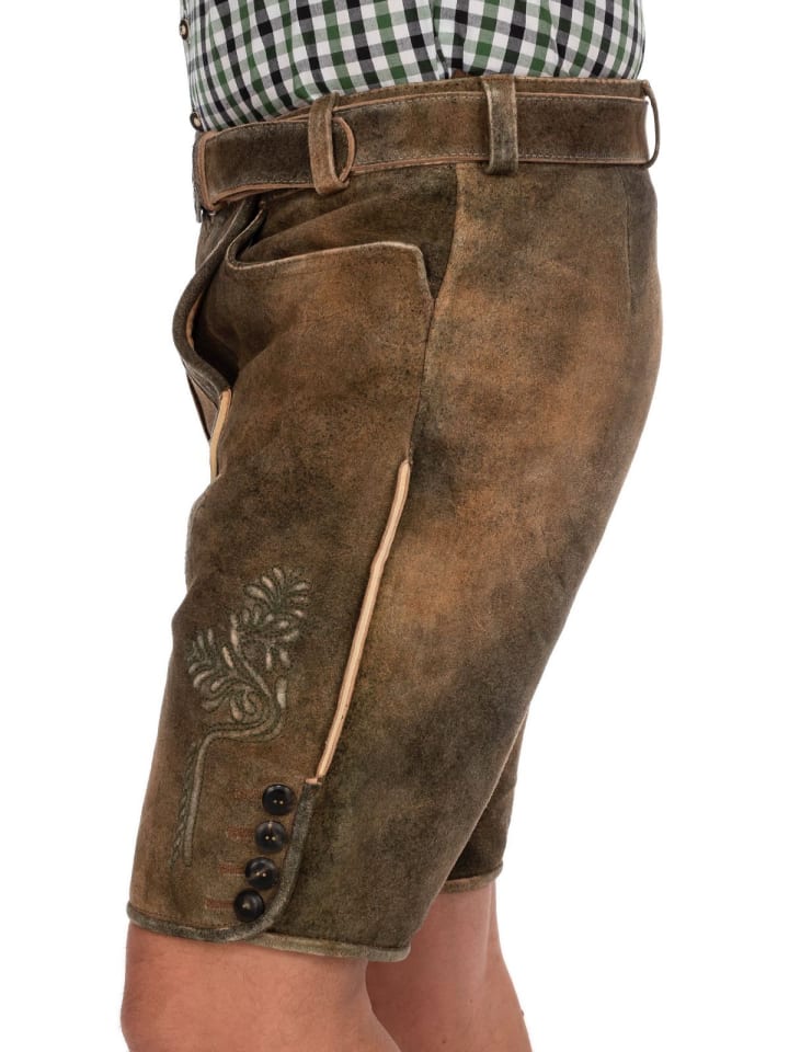 MADDOX Lederhose HERMANN in braun günstig kaufen