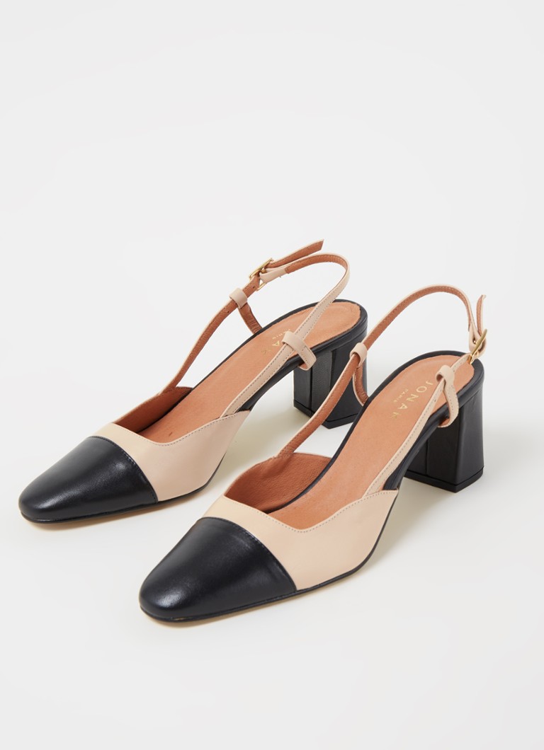 Jonak Dhapop -nahkainen slingback-saapas