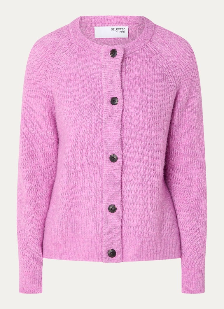 Gilet en grosse maille de laine d'alpaga mélangée, sélectionné par Femme Lulu