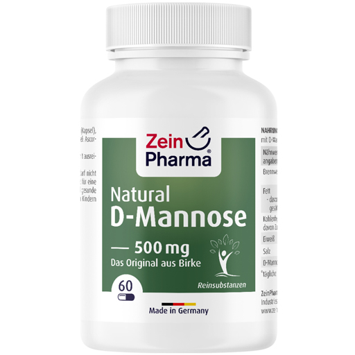 NATURAL D-Mannose 500 mg Kapseln  60 St  Kapseln