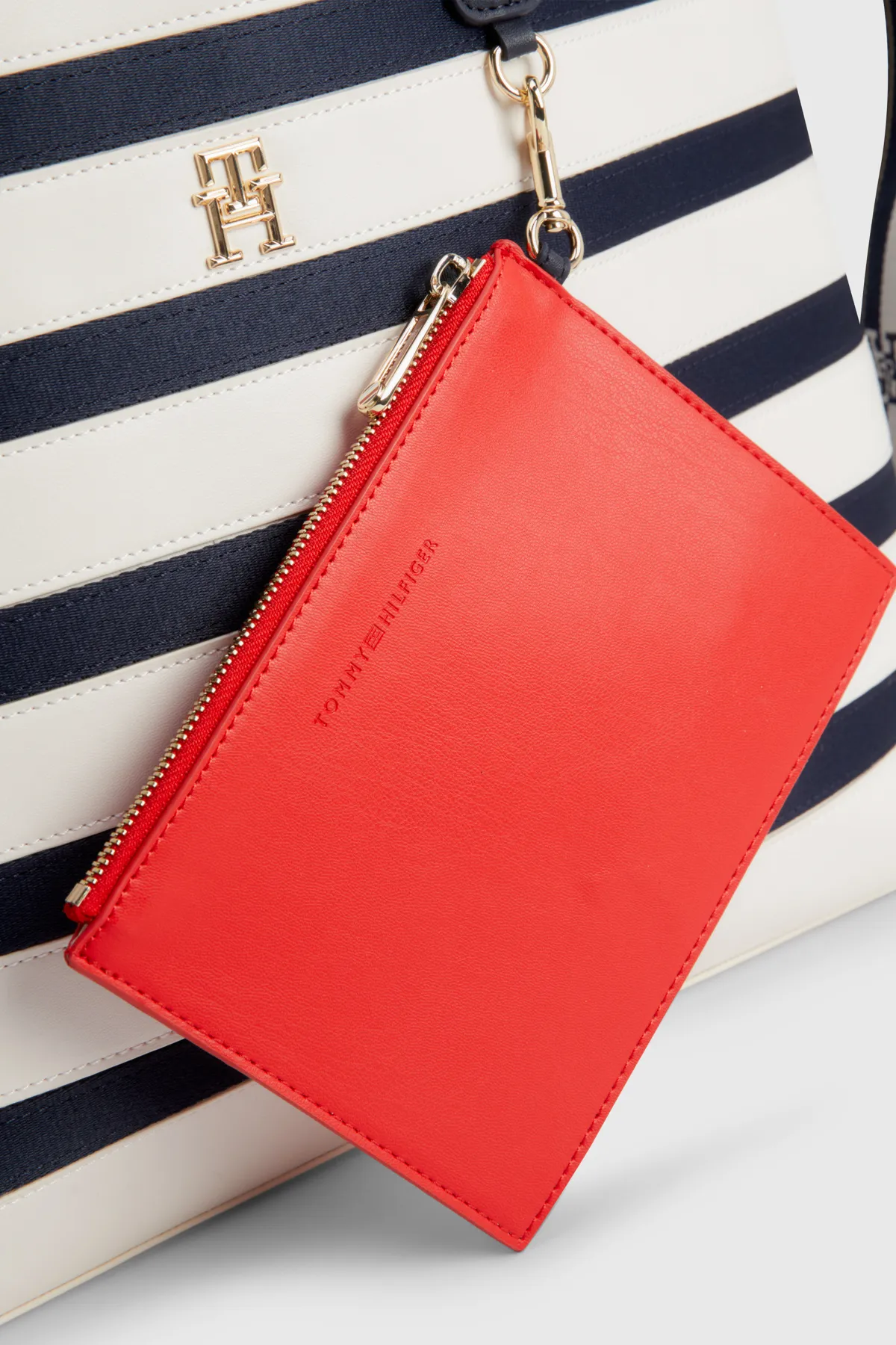 Tommy Hilfiger  Handtasche - Blau - Strukturiert