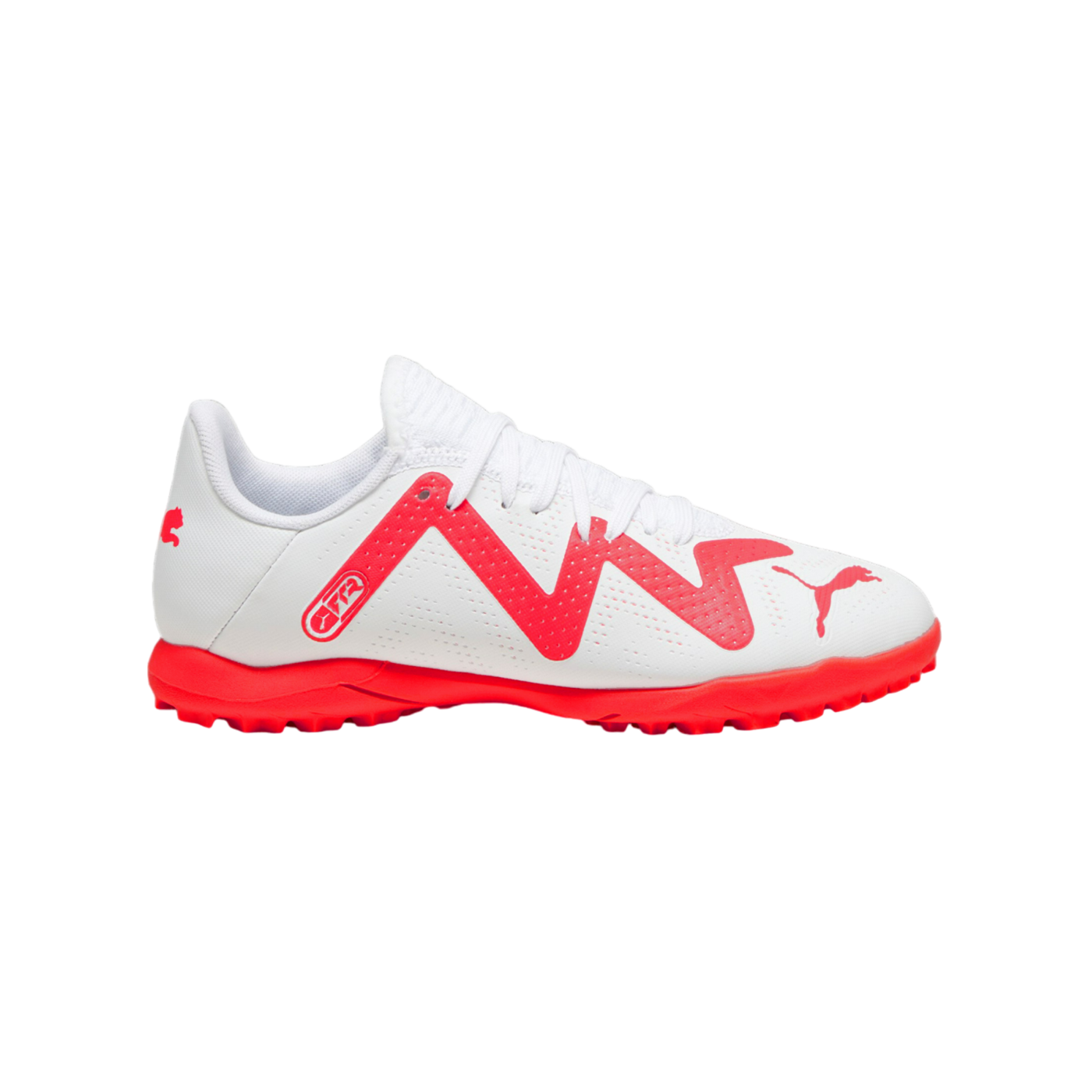 PUMA FUTURE Play TT Jr Kids Weiss Rot F01